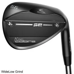 Cobra KING Black Wedge With SnakeBite Grooves -PureStrike Golf Shop CBA0874c