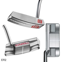 Evnroll Classic Series Blade Silver Satin Finish Putters -PureStrike Golf Shop EVN0011c